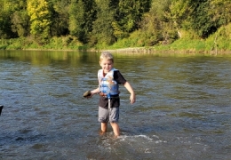 Playing in the Root River