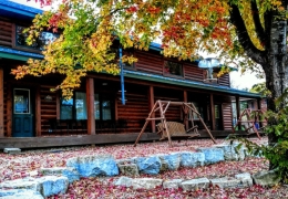 Covered front porch entrance