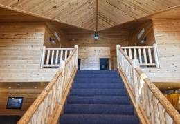 Grand staircase makes a perfect group photo opportunity