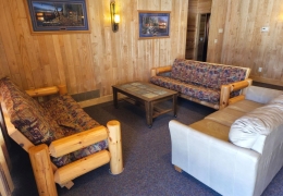 Lower level futons for extra sleeping (pillows and linens provided)