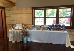 Banquet tables and chairs available