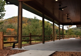 Retreat Center covered patio
