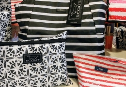 Large assortment of totes and bags