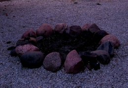Firepit at the Loon Cabin