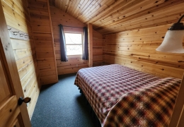 Queen bedroom (all bedrooms have a vanity sink & built-in storage area)