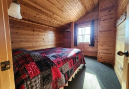 Queen bedroom (all bedrooms have a vanity sink & built-in storage area)