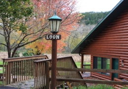 Steps away from the parking lot