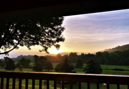 The bluff country paradise view from Loon's porch