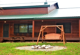 Swing the time away in the peaceful setting at Cedar Valley Resort