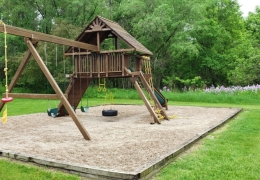 Northwoods playground - One of four playgrounds at the resort