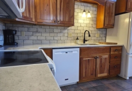 Fully stocked kitchen supplies, pots and pans