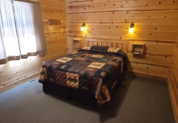 Queen bedroom (all bedrooms have a vanity sink & built-in storage area)