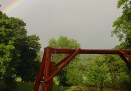Find your rainbow at Cedar Valley Resort