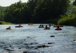 Splash around on the sandbars of the Root River
