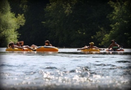 Tubing down the Root River
