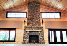 Event Center upper windows have electronic shades