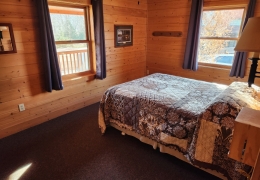Queen bedroom with built-in storage (1 of 4 bedrooms)