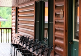 Covered front porch entrance
