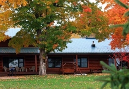 Villa view (Wolf, Moose and Whitetail cabins)