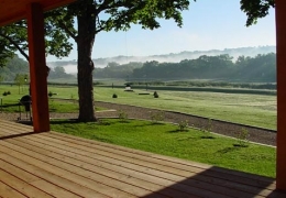 Villa view (Wolf, Moose and Whitetail cabins)