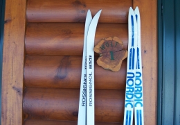Cross country ski rental available at the resort