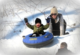 Take a ride down the tubing hill