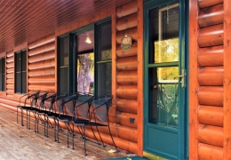 Covered front porch entrance